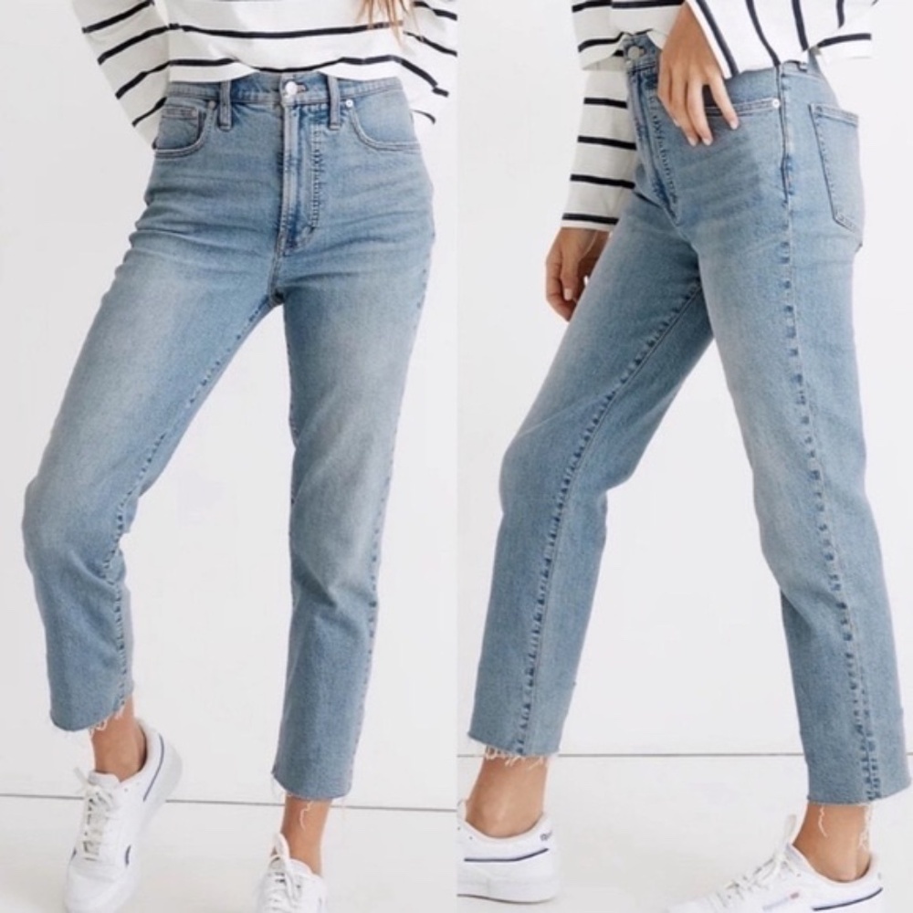 The Perfect Vintage Jean in light Blue Wash: Raw-Hem Edition sz 29 - Picture 1 of 9